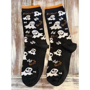 Halloween Ghost Socks with Googly Eyes